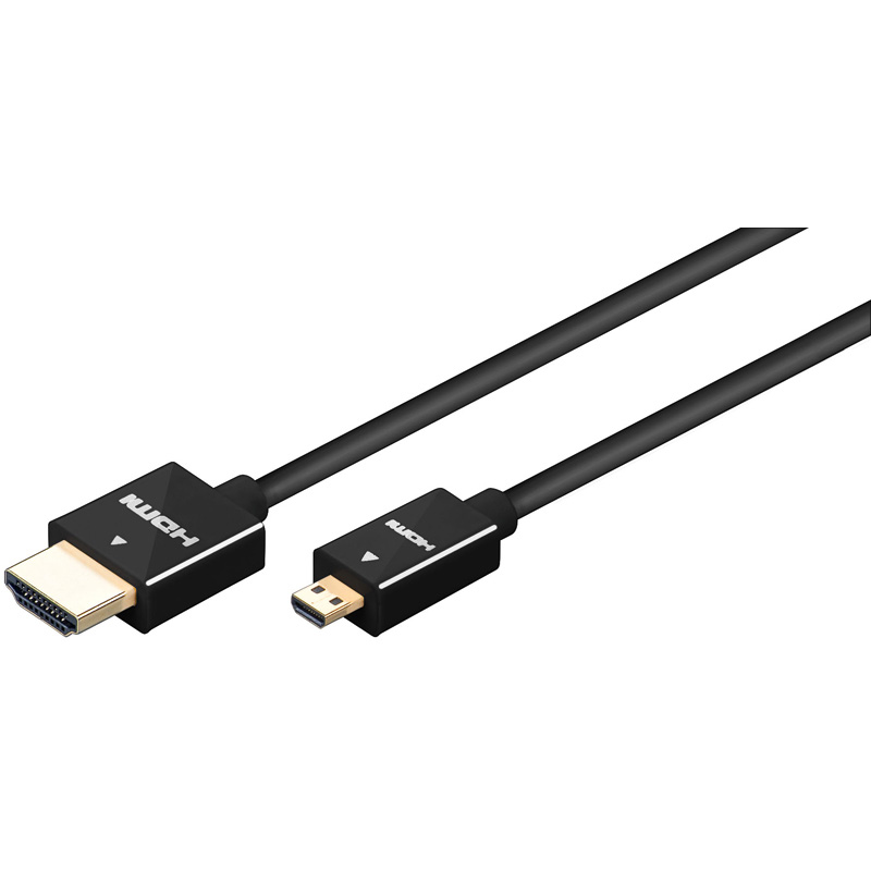 14292_0 Kabel HDMI, micro Stecker (Typ D) auf HDMI Stecker (Typ A) 1m