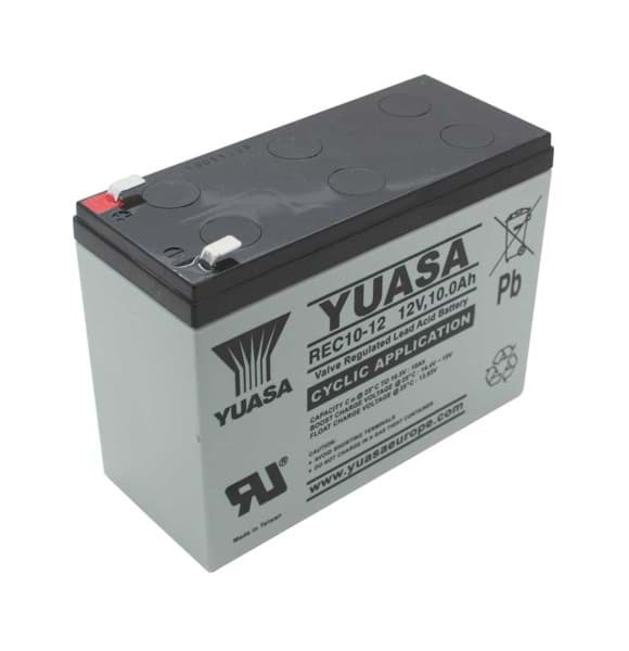 27211_0 Yuasa REC10-12 12V 10Ah Batterie au plomb résistant au cyclage 151x65x116mm